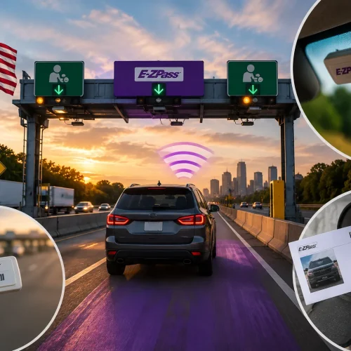 Pedágios nos EUA, como funcionam, E-ZPass e como evitar multas