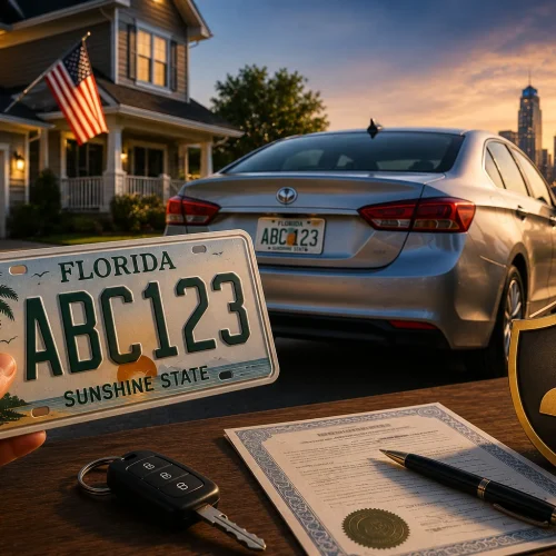 Placa de Carro nos EUA Por que ela pertence ao motorista, não ao veículo?