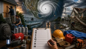 Preparação para Furacões nos EUA, checklist completo antes, durante e depois