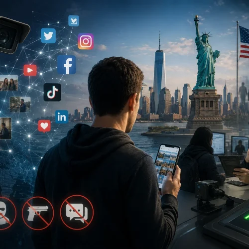 Redes Sociais e Imigração nos EUA, o que o governo americano pode ver e o que pode prejudicar seu visto