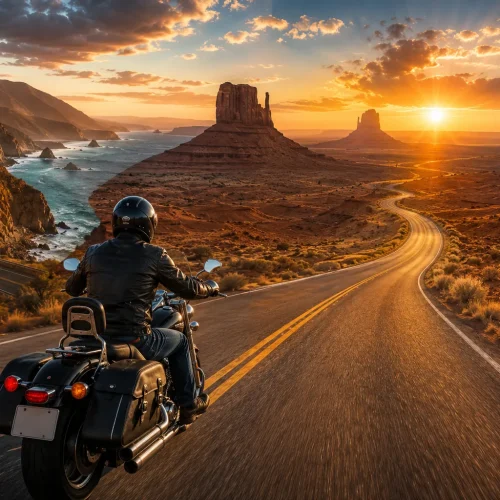 Roteiros de Moto nos EUA, as rotas mais memoráveis para dois rodas