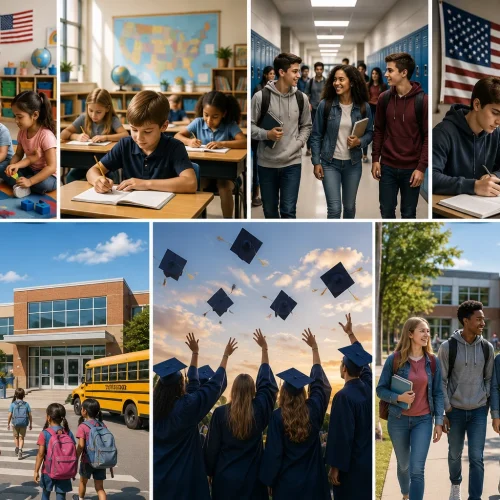 Sistema Escolar Americano, do Kindergarten ao High School, tudo que você precisa saber