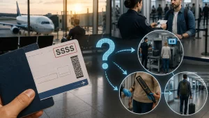 SSSS no cartão de embarque, o que significa e o que vai acontecer na segurança