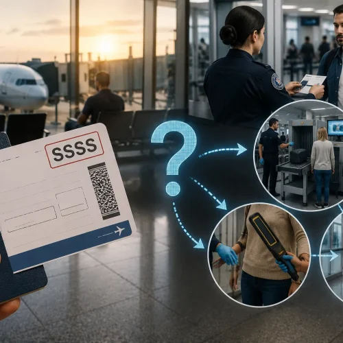 SSSS no cartão de embarque, o que significa e o que vai acontecer na segurança