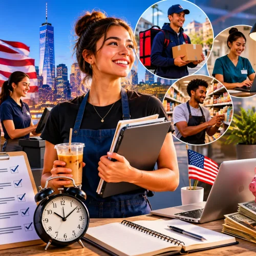 Trabalho Part-Time nos EUA, direitos, salario minimo e como funciona
