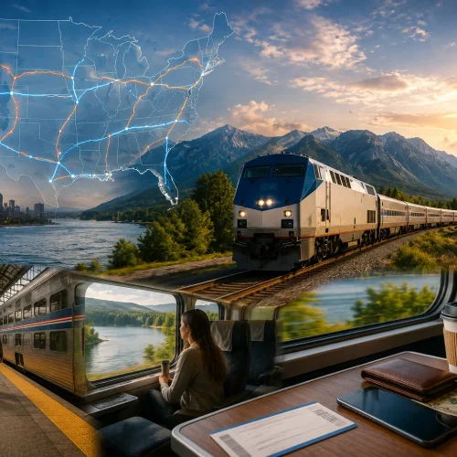 Viagem de Trem nos EUA Amtrak, rotas, preços e o que realmente esperar
